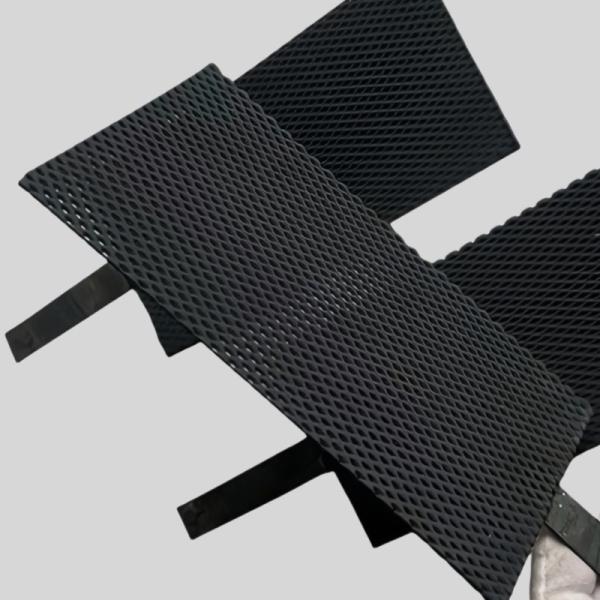 Buy Lead Oxide Titanium Anode Mesh 2x4mm 1x2mm 3x5mm Open size at wholesale prices