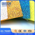 Custom Polycarbonate Diamond Sheet , Decorative Polycarbonate Sheet 2mm-18mm