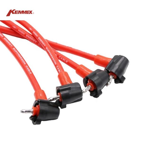 KEMMEX 69828 Spark Plug Wire Ignition Cable Set 90919-22372 9091922372 for Toyota Corolla 1997 Other