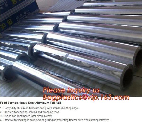 Factory Supply Household aluminium foil cutting machine food roll for sale,Aluminum foil jumbo roll 8011 for food packag
