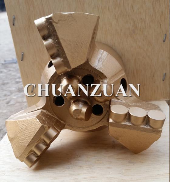 Buy Golden PDC Drag Bit 133MM 3 Blades With Special Load Balanced Cutter at wholesale prices