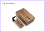 Engraving USB Wooden Memory Sticks Customized Logo 128MB - 64GB Capacity