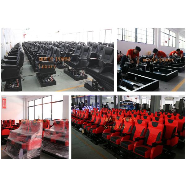 Theme Park Cinema Whole Solution Dynamic Dome 4D Motion Seat