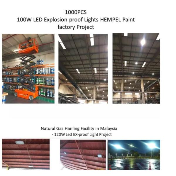 AC100-277V linear explosion proof light 120W 160W high lumen 120lm/W