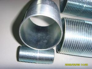 Quality 1/2 To 2 Carbon Steel RMC / RIGID Conduit Nipple Electro Galvanized All Thread for sale