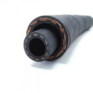 China Flexible Multi Purpose Rubber Hose Oil Return Pipe R3 R6 Fiber Braided Hydraulic Hose on sale