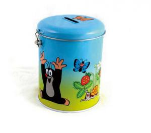 Quality Lovely kid metal piggy bank with lock for sale