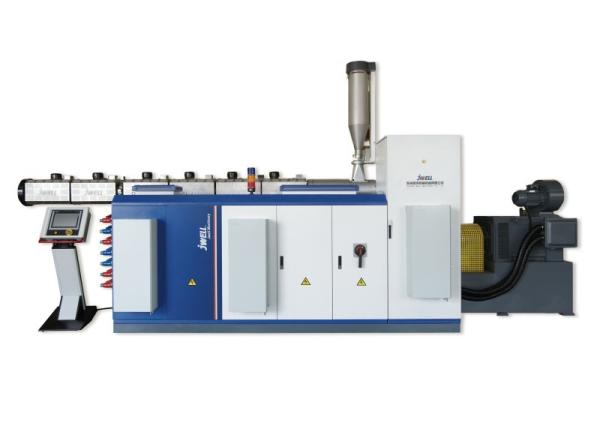 Buy Professional Single Screw Extruder , Small Extruder Machine Grooved Structure at wholesale prices