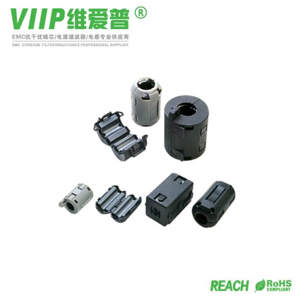 Rohs Compliant 19001 Series Snap On Anti Interference Ferrite Core