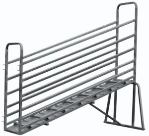 Galvanized Adjustable Wire Cattle Panels , Durable Cattle Loading Ramp