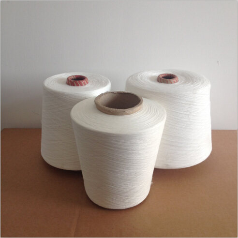 High Strength Ring Spun Polyester Yarn 50s Counts Knotless Paper Cone For Knitting