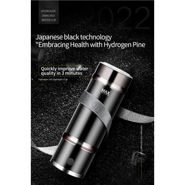 1300PPB Hydrogen Inhaler Cup Portable Smart Water Generator with 5V//1A Input Supply