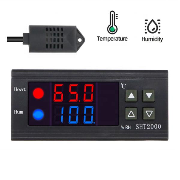 Quality Digital Temperature Humidity Controller Thermometer Hygrometer SHT2000 AC110V 220V for sale