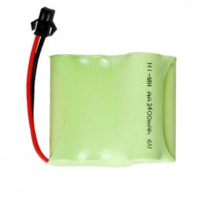China MSDS 5 Cell Nimh Nickel Metal Hydride Battery Pack 6V 2400mAh on sale