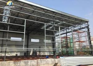Quality Custom Steel Structure Buildings With Steel Color Sheet Roof / Wall Panel for sale