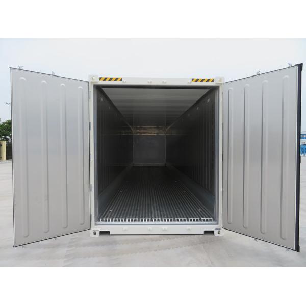 White Refrigerated Shipping Container Height 2896MM High Efficiency Durable
