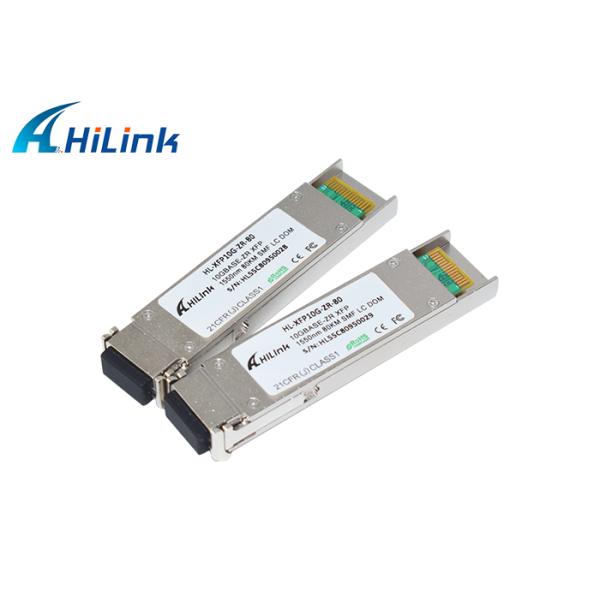 10G XFP 80KM SFP+ ZR 1550nm SMF 80KM Dual LC DOM SFP Transceiver