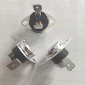Quality LC KSD301 Thermal Switch, 250V 16A, Manual Reset, Phenolic Case, Terminal 90° for sale