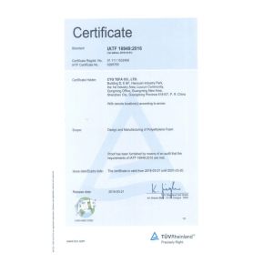 Cyg Tefa Co., Ltd. Certifications