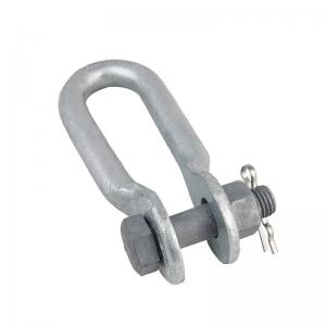 China Hot Dip Galvanized Shackle Clevis Type U Anchor Shackle For Power Line Fittings/Overhead Line Bow Shackles on sale