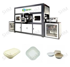 China Tableware Sugarcane Bagasse Pulp Plate Making Machine Pulp Molding Machine on sale