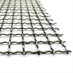 China Width 0.5m-2m Galvanized Crimped Wire Mesh Vibrating Waving Rustproof on sale