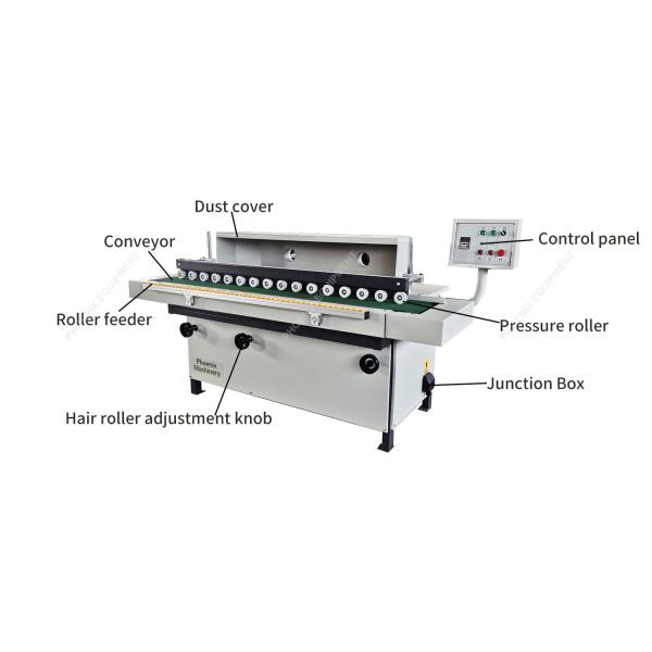 PM40D Automatic Single Side Polishing Machine Furniture Processing 5-100mm Thickness