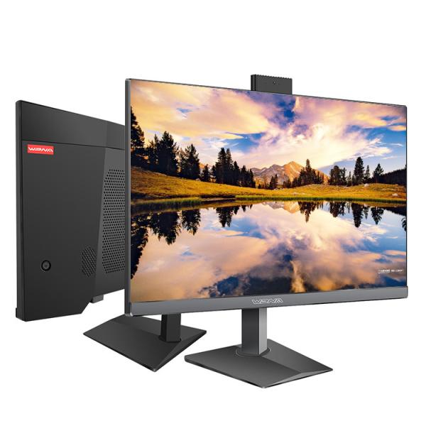 Buy 23.8 Inch Octa Core Business Monoblock Computer SSD 256G 512G Barebone Desktop AIO PC All In One at wholesale prices