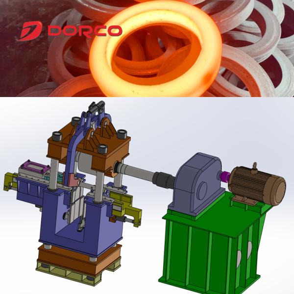 Material Saving Vertical Ring Rolling Machine Manufacturers Four Column Frame