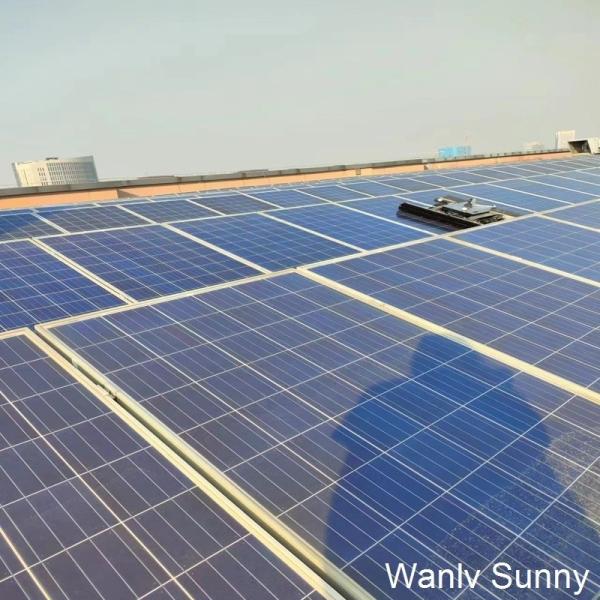 Buy Upgrade Your Solar Panel Maintenance with Semi-Automatic Cleaning Robot and Brushes at wholesale prices
