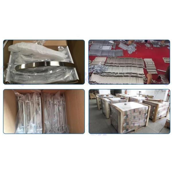 Brush Bright Anodized CNC Machining Components L175mm Microwave Oven Handle