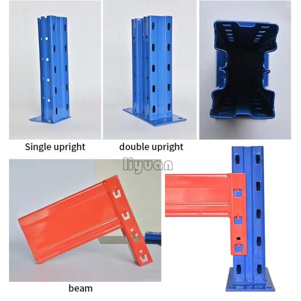 Flexible Adjustable Pallet Racking System Rust Resistance Logistic Warehouse
