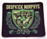 Twill Fabric Custom Logo Merrow Edges Backing Glue Embroidered Patches