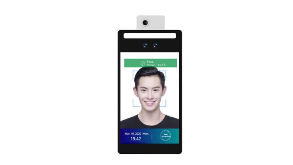 Buy RGB Infrared 1.0m AI Face Recognition Temperature Measurement Terminal at wholesale prices