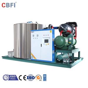 Quality R404A Surface Marine Flake Ice Maker For Food Processing for sale