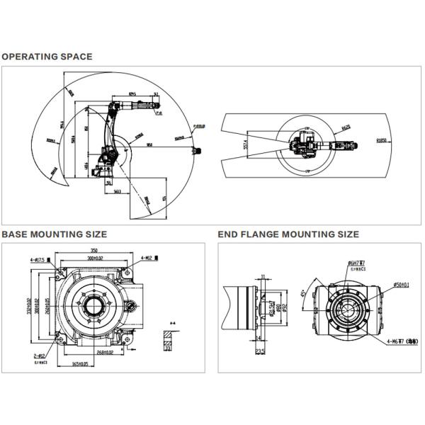 General Industrial Robots In Handling Operations Assembling Grinding Polishing Deburring For Photovoltaic ER25-1800