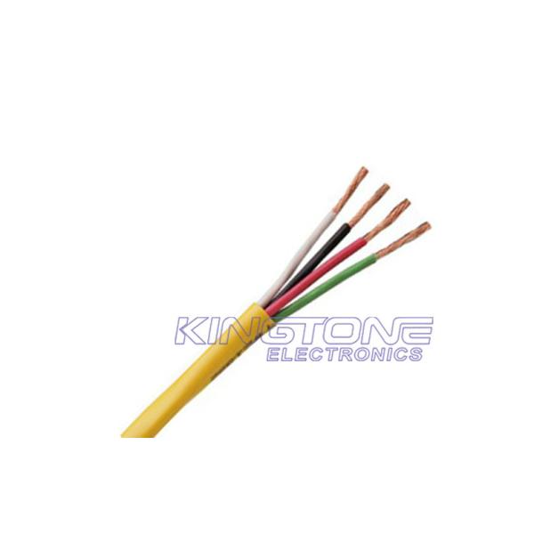 Stranded OFC Conductor 18 AWG 4 Cores Audio Speaker Cable For Bookshelf Speakers