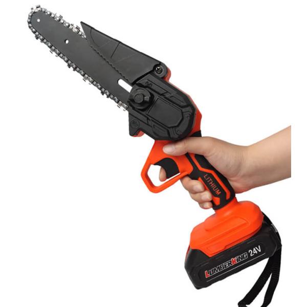 6Inch Battery Powered Handheld Mini Chainsaw Brushless ChainSaw Pruning Shears