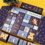 Countdown Cardboard Gift Packaging Box Empty Advent Calendar Boxes