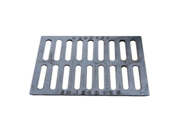 Buy Gray Nodular Rectangular Gully Grid Cast Iron Water Drainage Grid Grate at wholesale prices