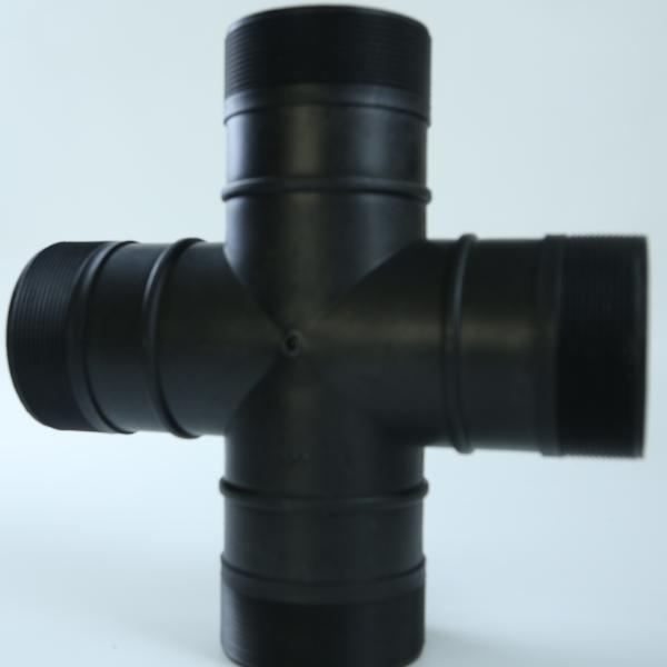 Buy Customizable Irrigation Pipe Tee For Drip Irrigation Cross Way at wholesale prices