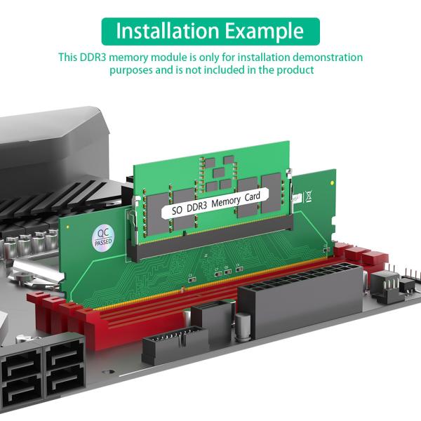 SO DDR3 204PIN to DDR3 240PIN Adapter for Memory Expansion Need