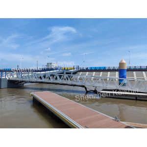 Buy cheap Marine Aluminum Alloy Floating Dock Float Platform Pontoon Bridge from wholesalers