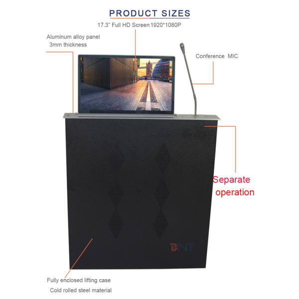 Motorized Monitor Lift for Conference Table Flip up LCD Monitor Lift Mechanism