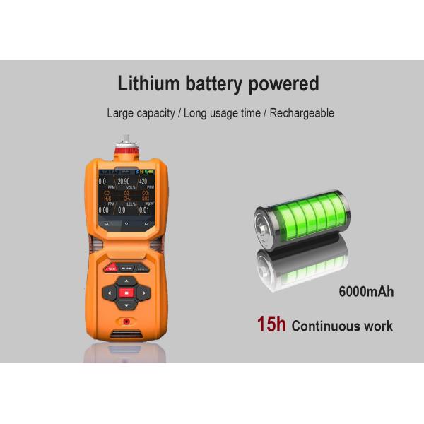 Six In One Air Quality Portable Gas Leak Detector Industrial Dust Monitor