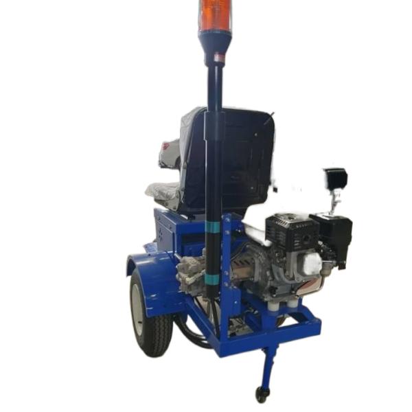 Driving Type Road Line Marking Machine Booster Short Turning Radius