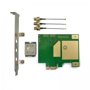 Quality BLE5.2 PCI E Wireless Network Card WiFi 6E QCA206X 3000Mbps Wireless Network Adapter Card for sale