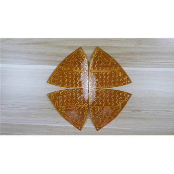 Large FPC (Flexible Printed Circuit PCB) Built on Polyimide with Yellow Coating and Immersion Gold for LED Lighting