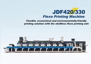 Labeling Flexographic Printing Press Horizontal Packaging Printing Machine