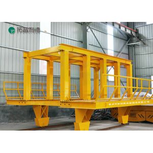 customized manual rail cart applied train railway with railings